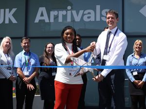 Supporting image for story: Kemi Badenoch officially opens new arrivals building at London Stansted Airport
