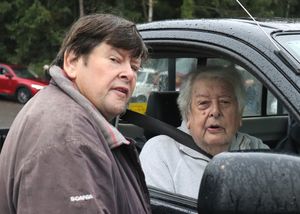 Hauliers, Roy & Dave Edwards owners of the start area