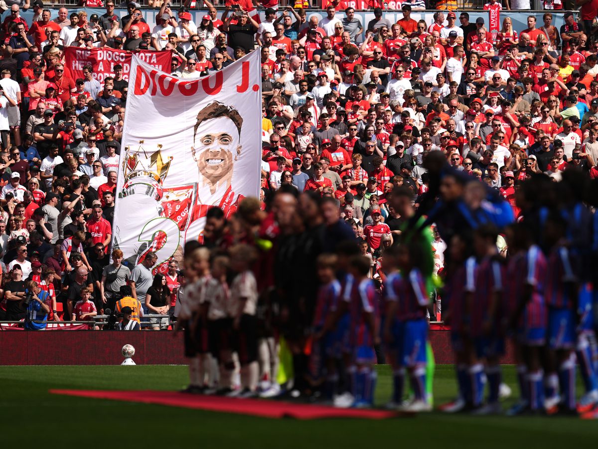 Diogo Jota given touching tribute at Wembley ahead of Community Shield