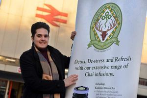 Jordan Bowen 20 from Castlecroft (MD of Jacob's Jams and Spices) will be having a pop up shop at Wolverhampton train station