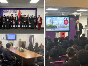 Supporting image for story: Politics on the agenda as pupils welcome a House of Lords visit