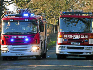 Supporting image for story: Dog rescued from smoke-logged Albrighton property 