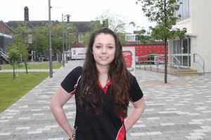 Emma James entered university through clearing.