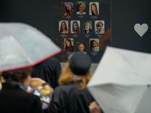 Supporting image for story: Flowers, candles and silence as Serbia marks anniversary of school shooting