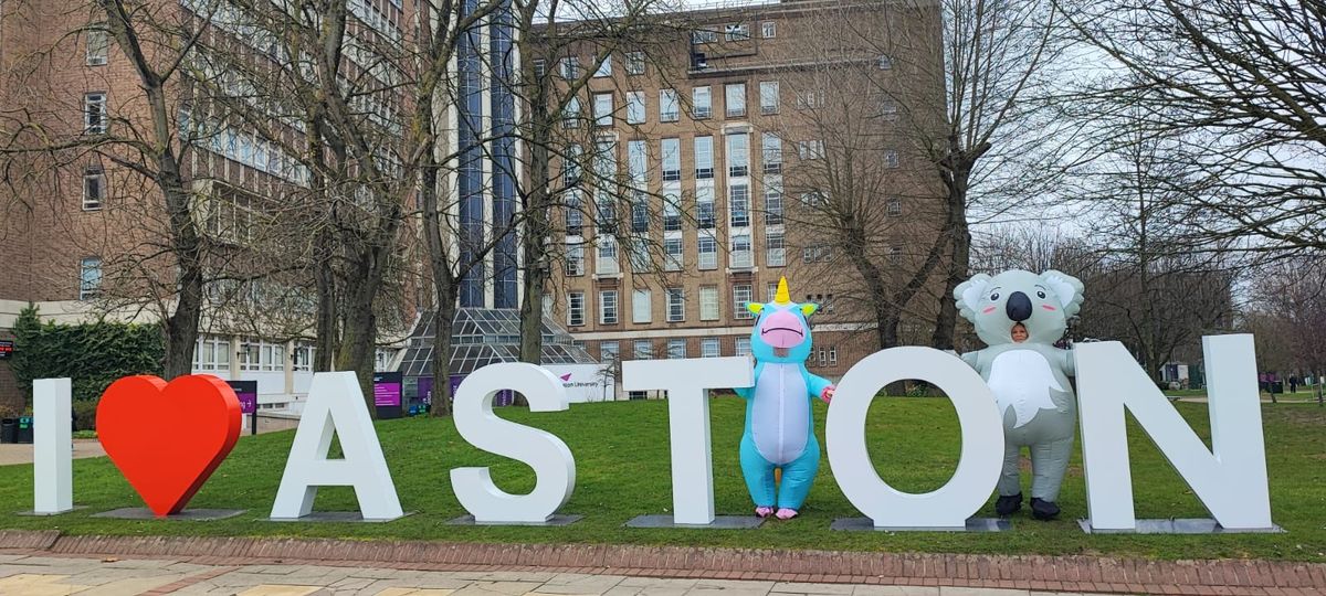 Conference Aston team brings smiles to Birmingham Children’s Hospital