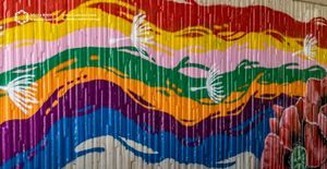 Detail from the street art project