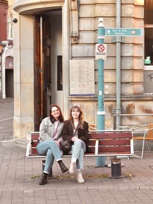Sarah McDowall and Stacy Hammond
