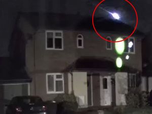 Supporting image for story: Watch as shooting star seen as far as London 'lands in Telford'