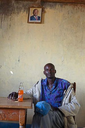 George Ngria, vice-chairman of the Madundu fishing community