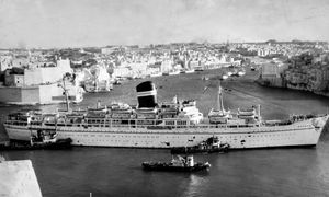 Nevasa arrives in Malta in 1966 for internal modifications and alterations.