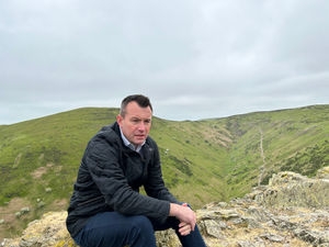 Mr Anderson in the Shropshire Hills