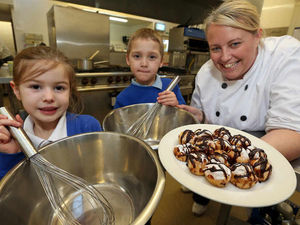 Supporting image for story: Children get glimpse behind scenes of Telford hotel