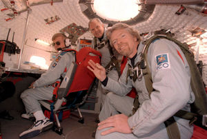 Per Lindstrand, Steve Fossett and Virgin Boss Richard Branson, on one of their ballooning adventures