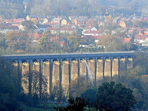 Supporting image for story: Teenager dies after 120ft aqueduct fall over the Shropshire border