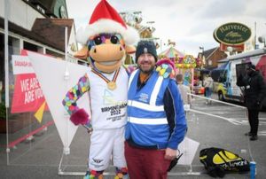 Perry and Event Director Paul Long. Picture: Richard Harris Photography  