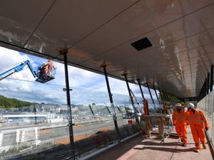 Supporting image for story: Name that bridge: Challenge to Telford pupils as work progresses 