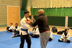 Hydesville Tower pupils try their hand at judo