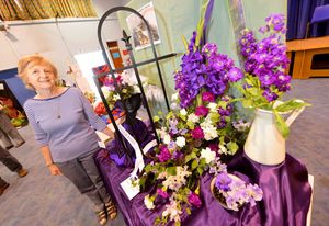 Christine Lea from Steele with her display