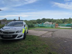 Supporting image for story: Bomb squad searches Telford allotment site