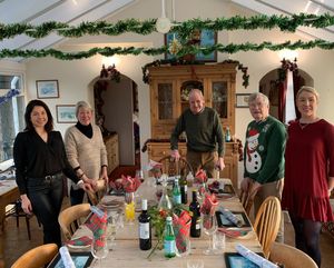 The Meakins together at Christmas