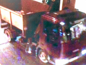 Supporting image for story: Police in appeal for sightings of truck used in Wem skip theft