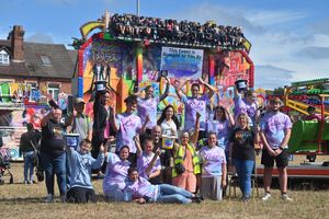 Visitors and supporters at the fun day. Photo: Steve Leath