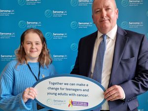 Supporting image for story: MP meets children's cancer charity to see what help is needed 