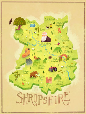 Gemma's map of Shropshire