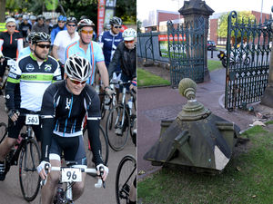 Supporting image for story: Wolverhampton park gates damaged before charity bike ride begins