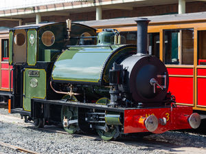 Supporting image for story: Steam engine reaches new heights - because people are taller