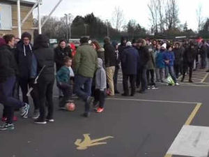 Supporting image for story: WATCH: Shrewsbury Town fans queue for hours to get Manchester United tickets
