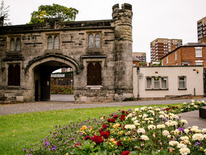 Supporting image for story: Vital repair work saves listed Staffordshire castle gatehouse