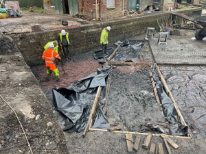 Supporting image for story: 101st - and final - slab laid in canal basin restoration