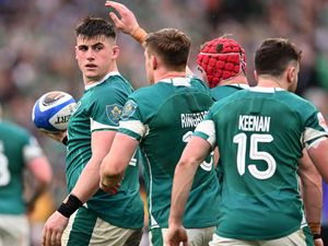 Ireland players celebrate