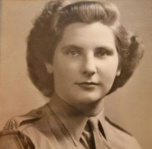 Mrs Webb during her time at Bletchley Park
