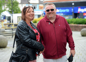 Sharon Guy and Dave Green from Hednesford