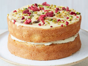 Cutter and Squidge Passionfruit and Pistachio Cake