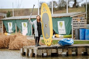 Laura Wilde at Salop Leisure, which has seen a surge in bookings for glamping