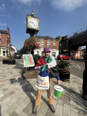 Charlie Parker from Shifnal is raising funds for families in Gaza