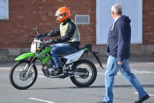 Young biker at Shire Oak Training in Brownhills