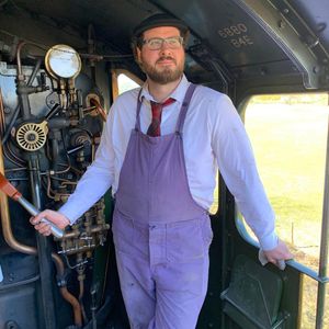 Iain Ross - the organiser of the Branch Line Gala