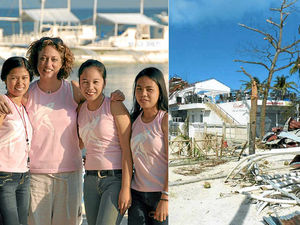 Supporting image for story: Stafford businesswoman vows to rebuild after Typhoon Haiyan ruins dive school