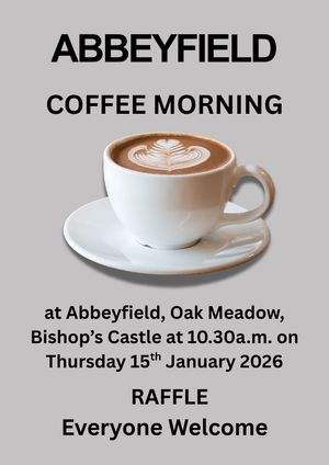 Supporting image for story: Come along to the Abbeyfield coffee morning in Bishop's Castle