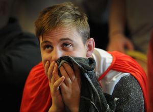 Fans watch England lose