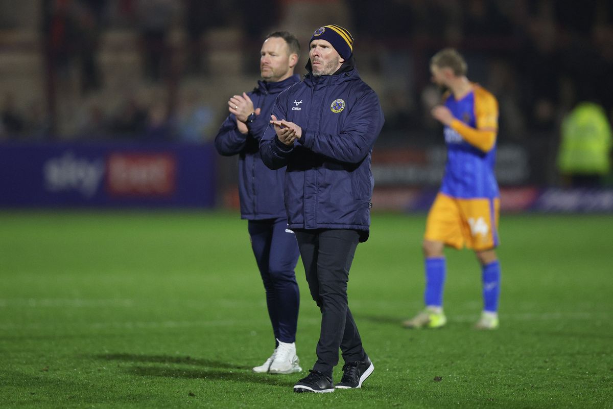 Its something we definitely need to address - Michael Appleton on Shrewsbury Towns away form Its something we definitely need to address - Michael Appleton on Shrewsbury Towns away form