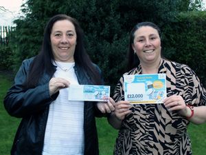 Supporting image for story: Raffle call by sisters thankful for mother's care at St Giles Hospice