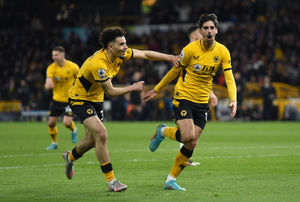 Trincao celebrates making it 2-0 (Getty Images)