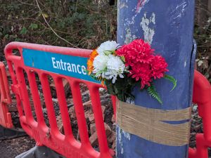 Supporting image for story: Tributes lay at scene where 20-year-old died following a tragic collision