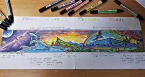 The draft design for the mural