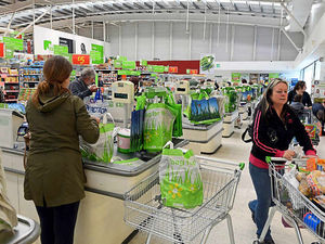 Supporting image for story: No baggage at Telford tills as 5p fee accepted